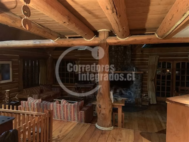 Espectacular log house en las termas de Chillan.