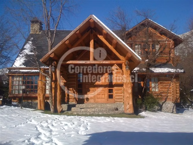 Espectacular log house en las termas de Chillan.