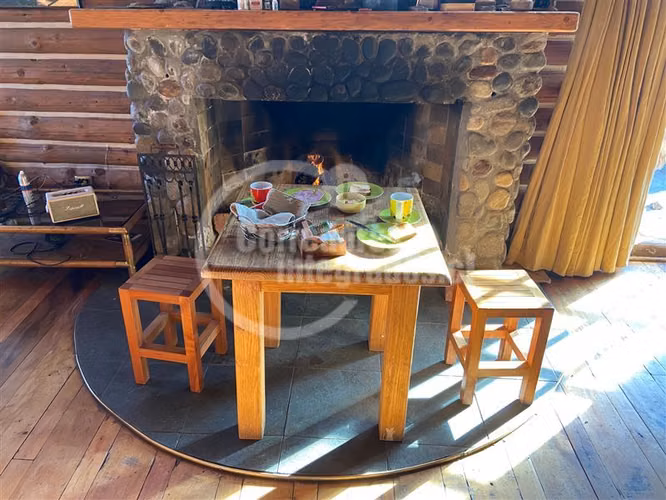 Espectacular log house en las termas de Chillan.