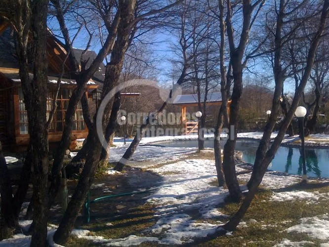 Espectacular log house en las termas de Chillan.