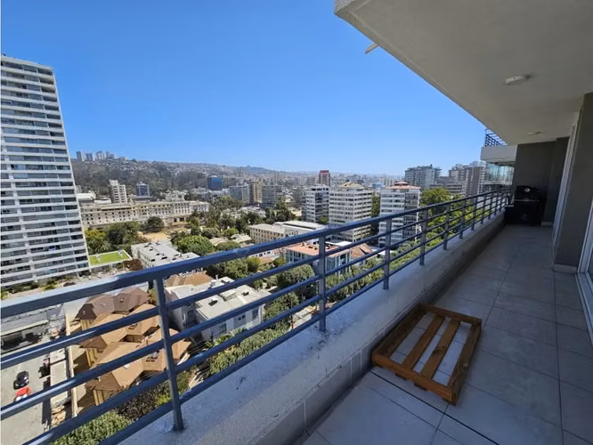 Departamento en venta Viña Del Mar, terraza panorámica - Imagen 3