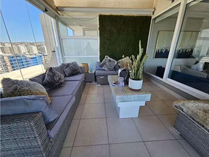 Departamento en venta Viña Del Mar, terraza panorámica - Imagen 6