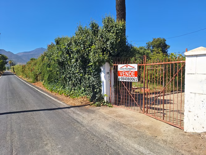 Se Vende Parcela/Terreno con Hermosa Casa, Sector Pocochay, Comuna de La Cruz