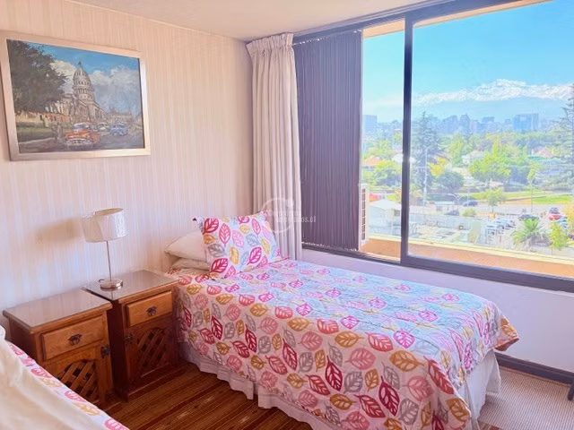 Amplio depto, en Providencia, Preciosa vista 3D 3B+servicio - Imagen 12