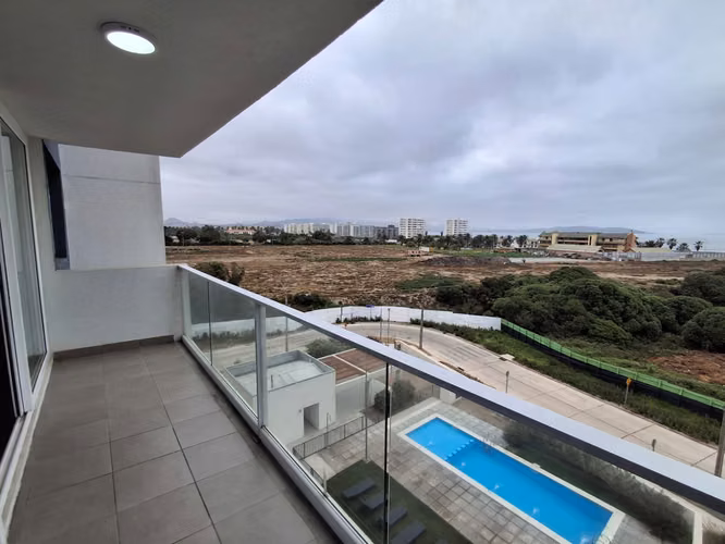 Arriendo Depto Amoblado 2D/2B Piso 6 Pacific Blue La Serena + Estac. - Imagen 11