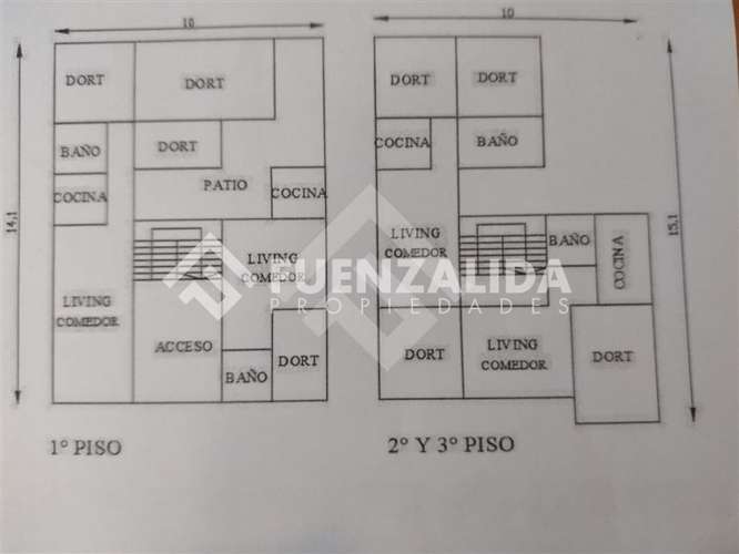 Venta, Edificio en Providencia, 3 pisos, 6 Dptos. - Imagen 3