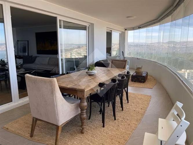 Dpto venta Vista al Mar 3d/2b/2estac La Foresta Viña del Mar