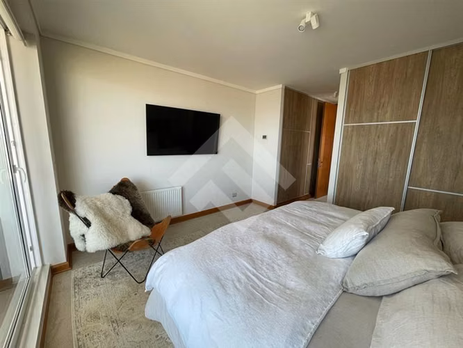 Dpto venta Vista al Mar 3d/2b/2estac La Foresta Viña del Mar