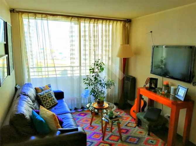Departamento venta 2 dorm. Condominio las Palmas Macul