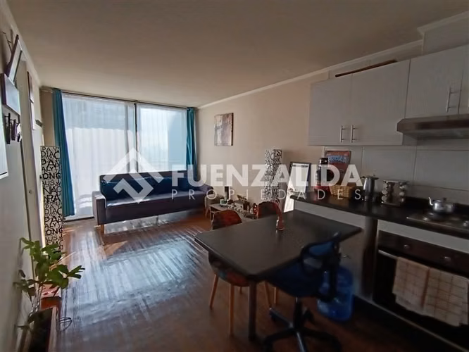 Departamento en venta de 1 dorm. en Estación Central