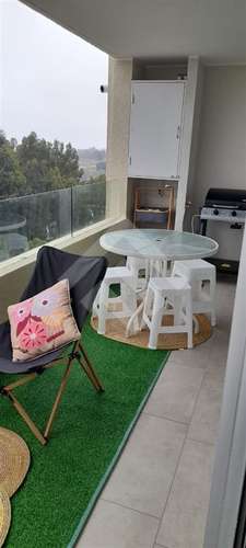 Departamento Amoblado en venta de 2 dorm. en Algarrobo