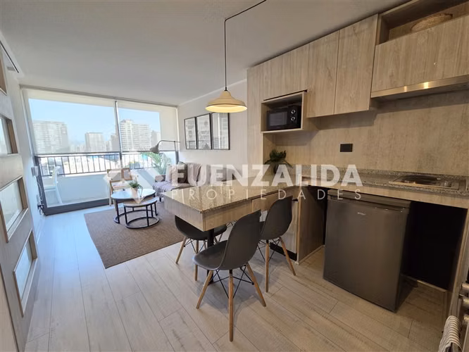 Departamento en venta de 1 dorm con estacionamiento en Ñuñoa - Imagen 2