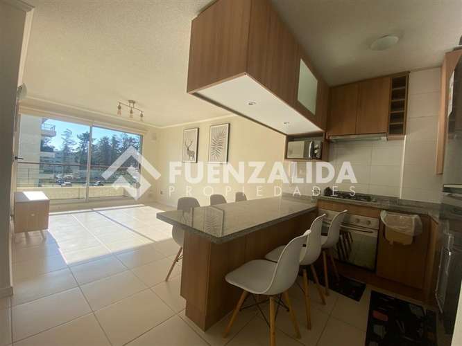 Departamento en venta de 3 dorm. en El Tabo