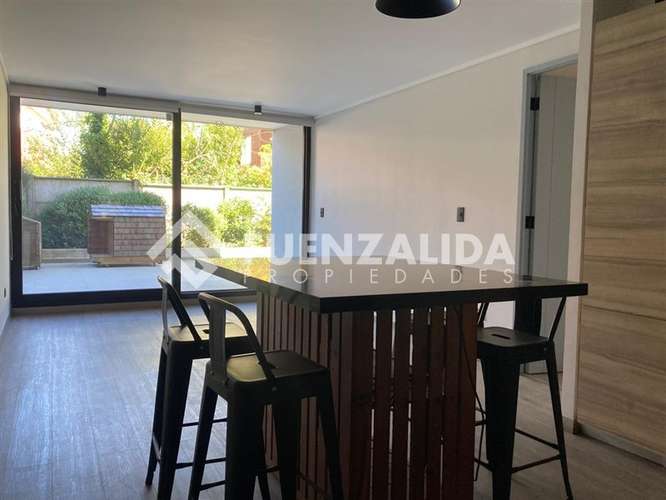 Departamento en arriendo de 2D2B con amplio patio