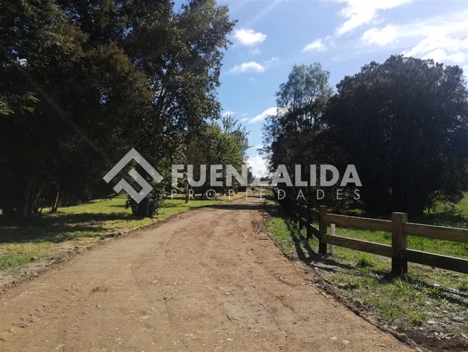 Parcela en venta con acceso a rio Maullin