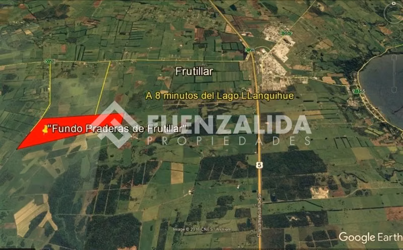 Parcela en venta en Frutillar