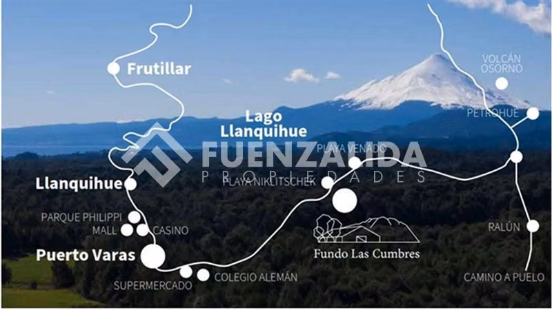 Preciosa Casa en venta 3D camino Ensenada Puerto Varas