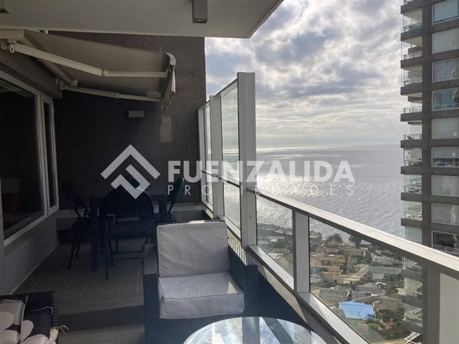 Depto venta 2D/2B, Vista al Mar, Costa de Montemar, Concón