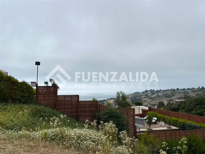 Terreno en venta, vista al mar, El Tabo, Quintero
