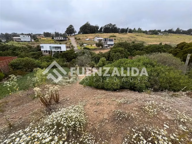 Terreno en venta, vista al mar, El Tabo, Quintero