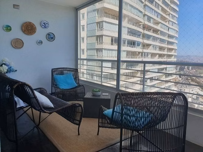 Departamento Amoblado en Venta 2D2B, Reñaca, Viña del Mar