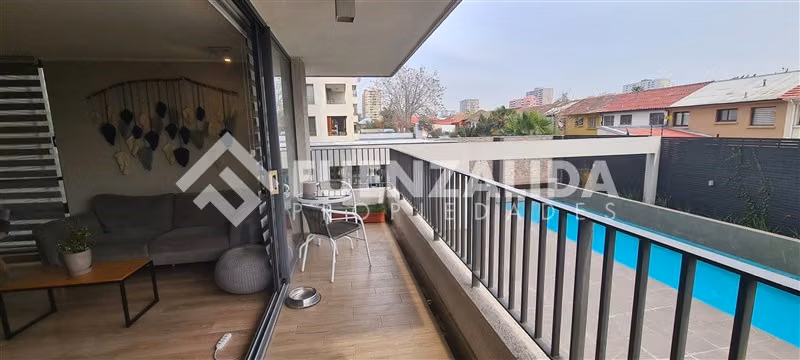 Departamento en venta de 2D/2B+Est Metro San Miguel
