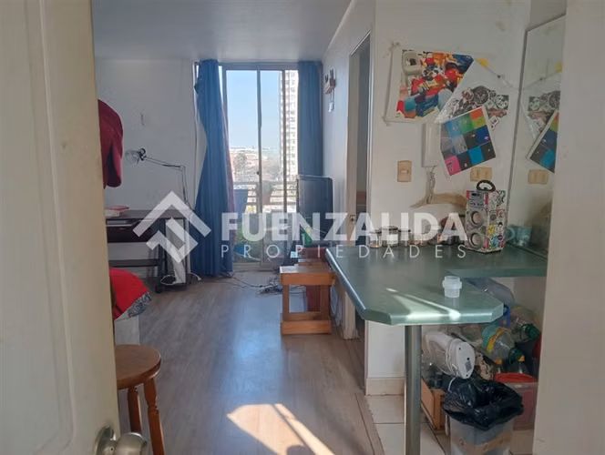 Venta departamento en Santiago 1 dormitorio, metro Toesca
