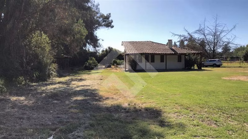Parcela 10.000 mts2 c/casa 4D 3B No Condominio Talagante