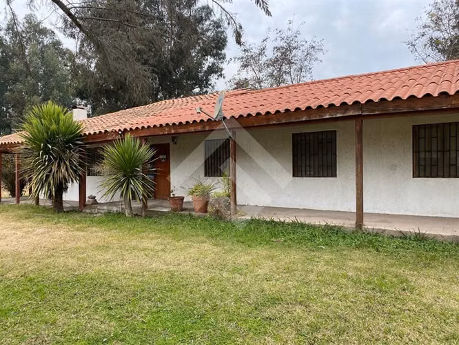 Parcela 10.000m c/casa amoblada arriendo Talagante