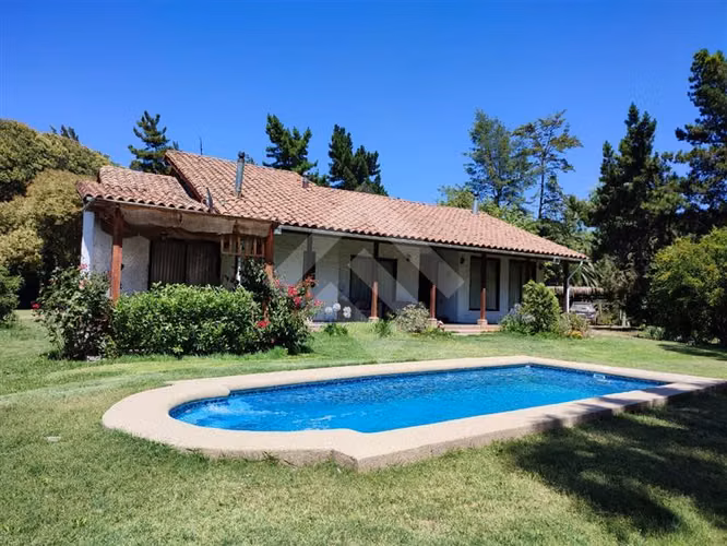Parcela casa Vendo 3D 2B piscina terraza Condom Talagante