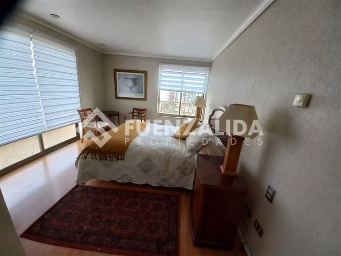Departamento amoblado año corrido 4 dor, sector Poniente