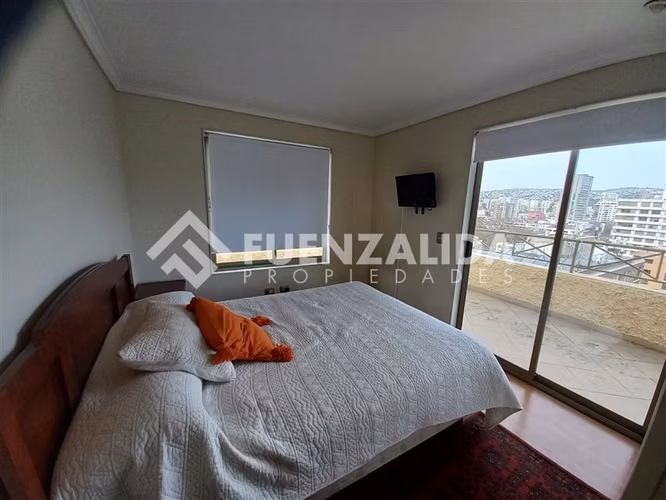 Departamento amoblado año corrido 4 dor, sector Poniente