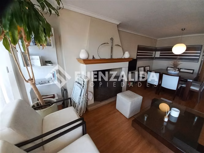 Departamento amoblado año corrido 4 dor, sector Poniente