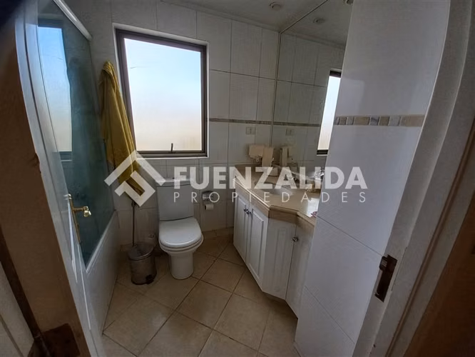 Departamento amoblado año corrido 4 dor, sector Poniente