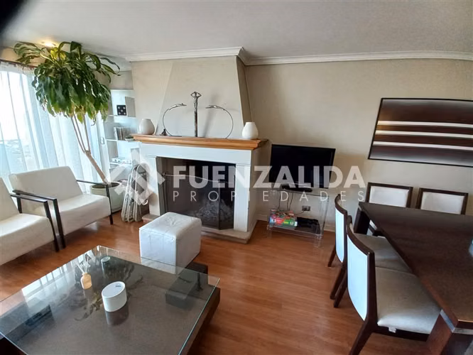 Departamento amoblado año corrido 4 dor, sector Poniente