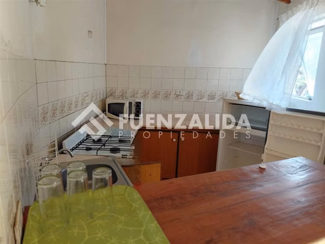 Venta de Parcela en Quillon, con 2 cabañas y 16 mt.de playa