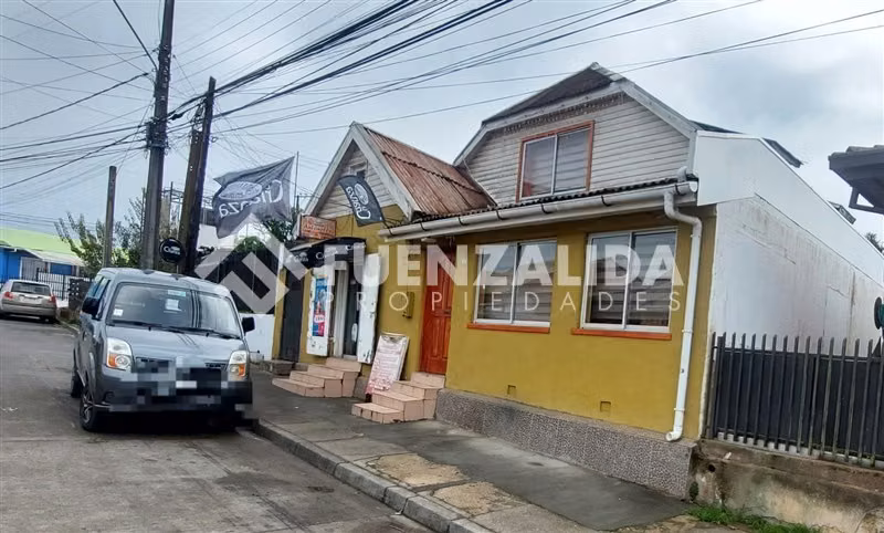 Venta Casa + 2 Cabañas + Local Comercial y Panadería en Tomé