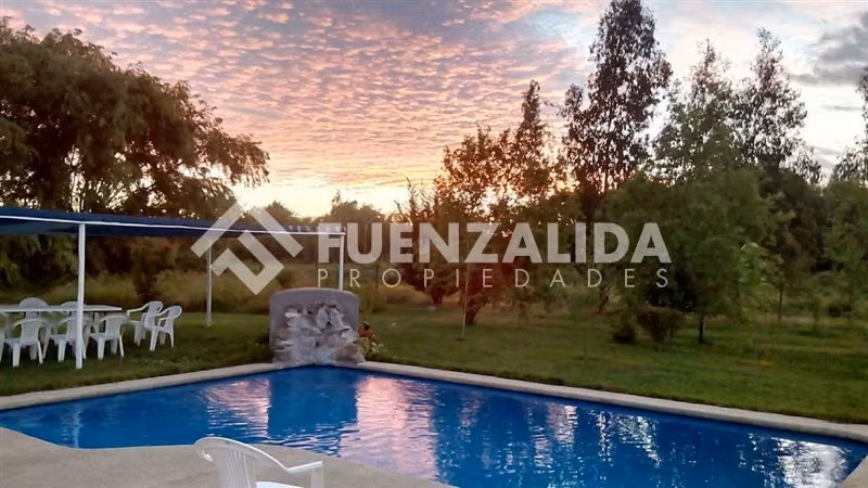 Venta Parcela con casa y piscina a 5 min de Talca 6.200 m2 - Imagen 4