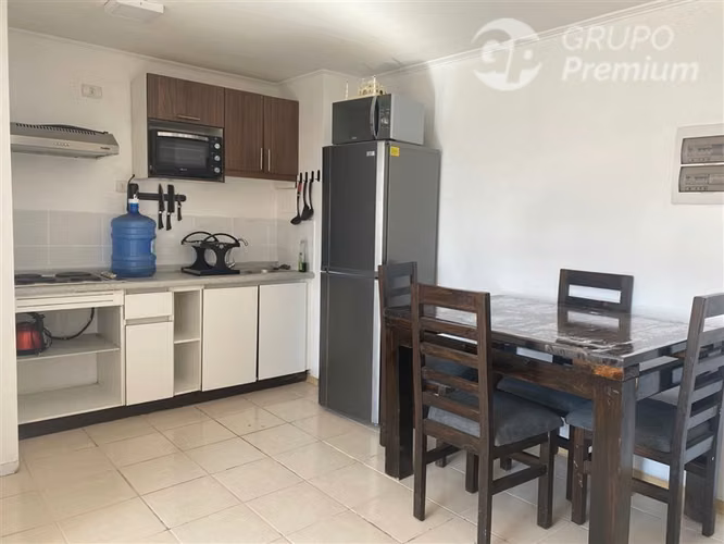 Departamento amoblado en venta de 2D+1B en Independencia