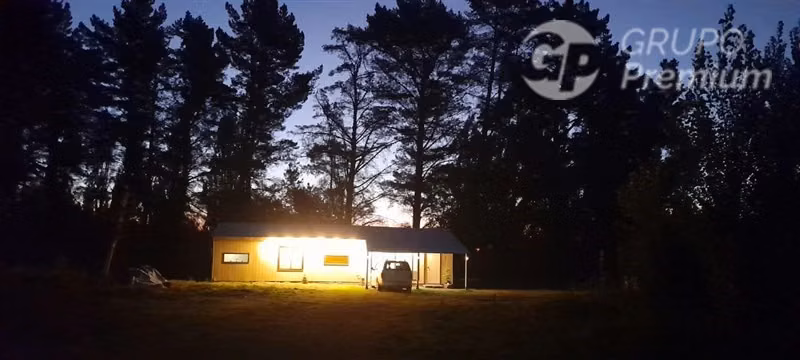 Parcela con casa en venta muy cerca de Los saltos del Laja.