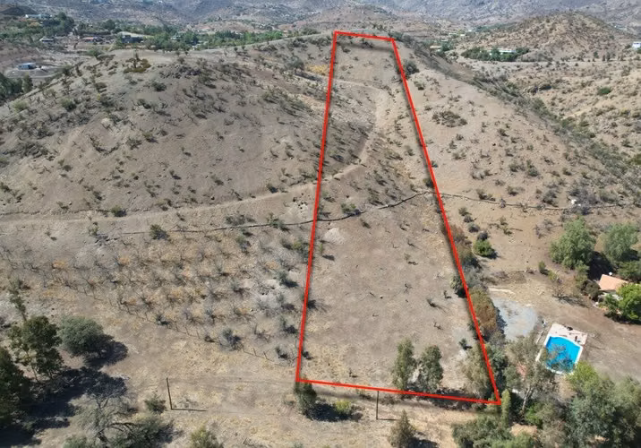 VENTA PROYECTO CASA, en parcela con terreno de 9.000mts2, vista 360° Hacie Chacabuco