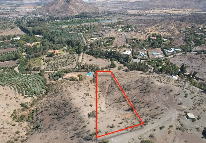 VENTA PROYECTO CASA, en parcela con terreno de 9.000mts2, vista 360° Hacie Chacabuco