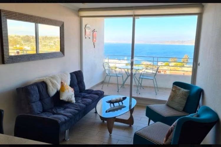 Departamento en venta de 1 dorm. en Concón