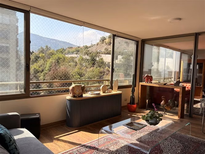 Gran terraza vista increíble y naturaleza exclusiva Vitacura
