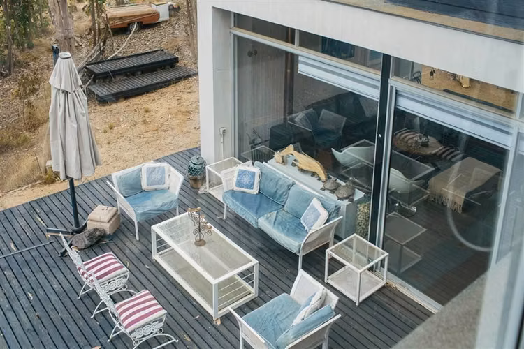 Parcela arriendo Amoblada Vista al mar piscina en Algarrobo