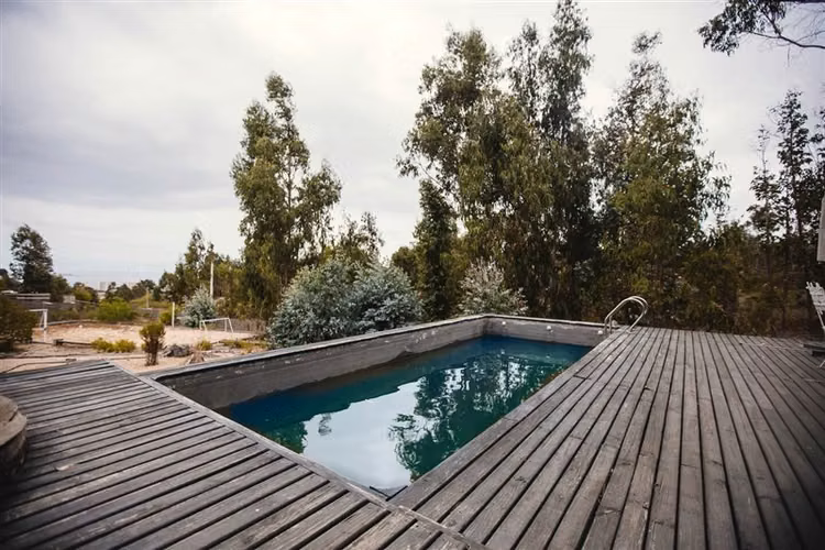 Parcela arriendo Amoblada Vista al mar piscina en Algarrobo