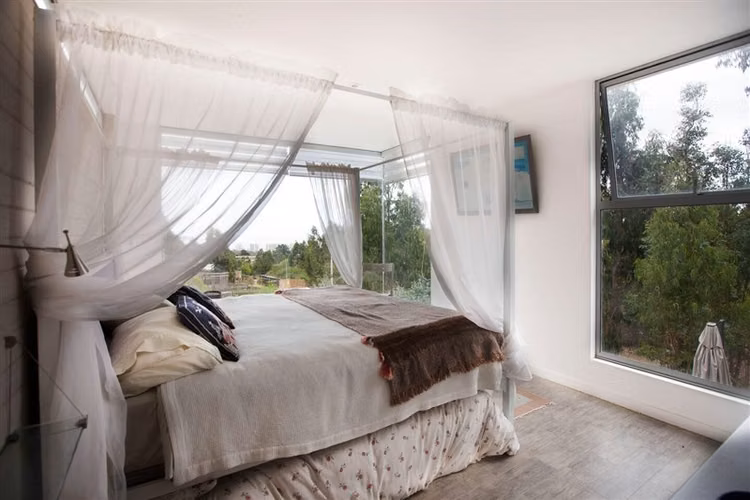 Parcela arriendo Amoblada Vista al mar piscina en Algarrobo