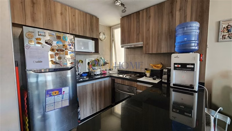 Departamento en venta de 1 dorm. y estacionamiento en Macul