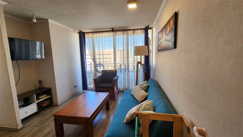 Departamento en venta de 1 dorm. y estacionamiento en Macul
