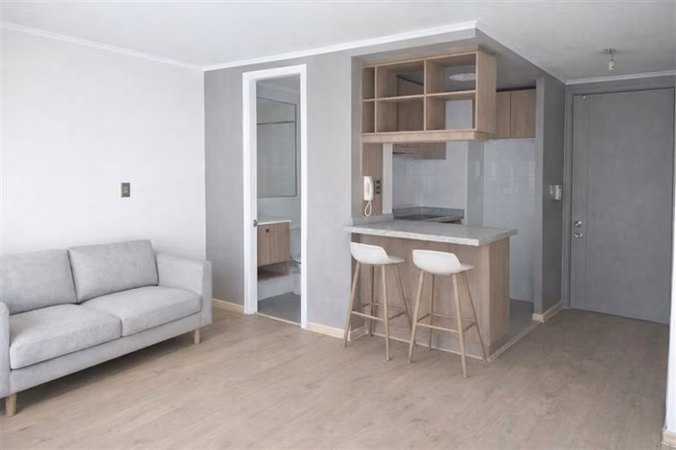Departamento en venta de 1 dorm. en Estación Central